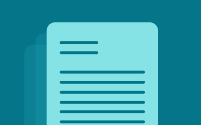 green icon of document